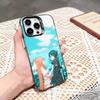 K-Kirisuna K-Kirito A-Asuna  Phone Case For iPhone 17,16,15,14,13,12,11 Plus,Pro Max,XS,Colored Silver Phone Case