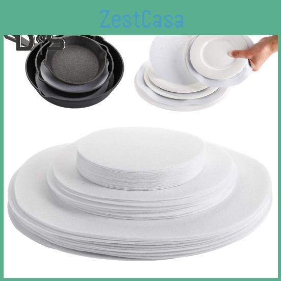 Plate Felt Set 60pcs Dividers 3 Sizes Thick Round Stackable Cookware Pan China Dish Separators Pads Mats Protectors Kitchen Supplies