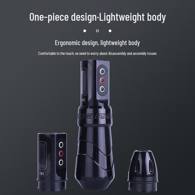 Wireless Tattoo Machine Pen: Battery-Powered Liner & Shader - Integrated Motor