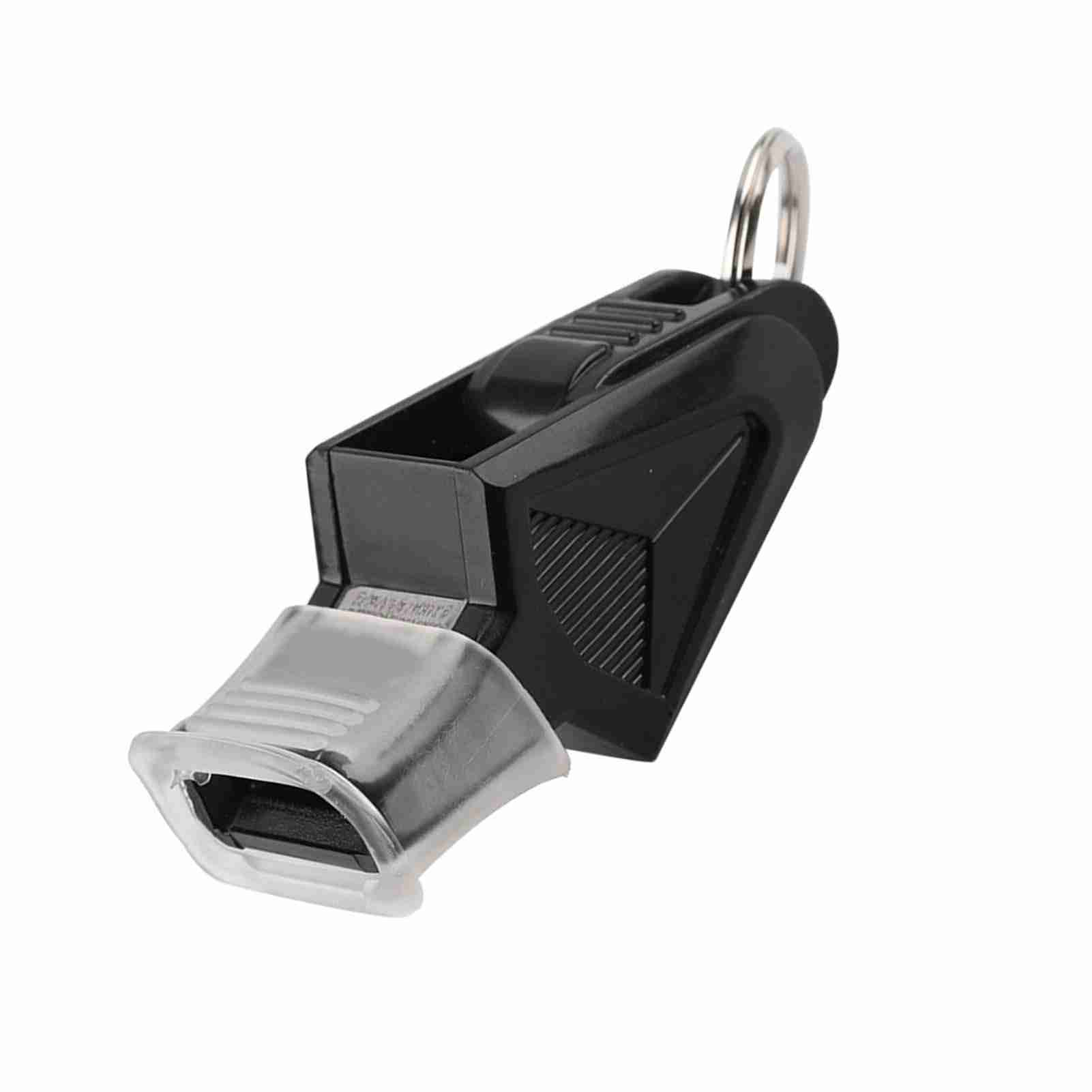

Professional Coach Whistle Coreless Match Whistle Set for School Outdoor Sports with Toothguard and Lanyard Black