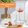 Jelly Strainer Stand with 3 Reble Strainer Bags, Stable Stainless Steel Sieve Stand Reble Food Jelly Filter Bags for Straining Juice Yogurt Cheese