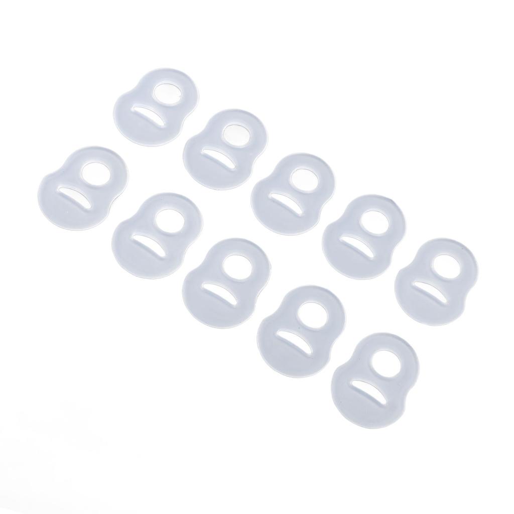 10 Pcs Toenail Corrector  Stretch Resistant Silicone Reusable Ingrown Toe Nail Correct Brace Rin