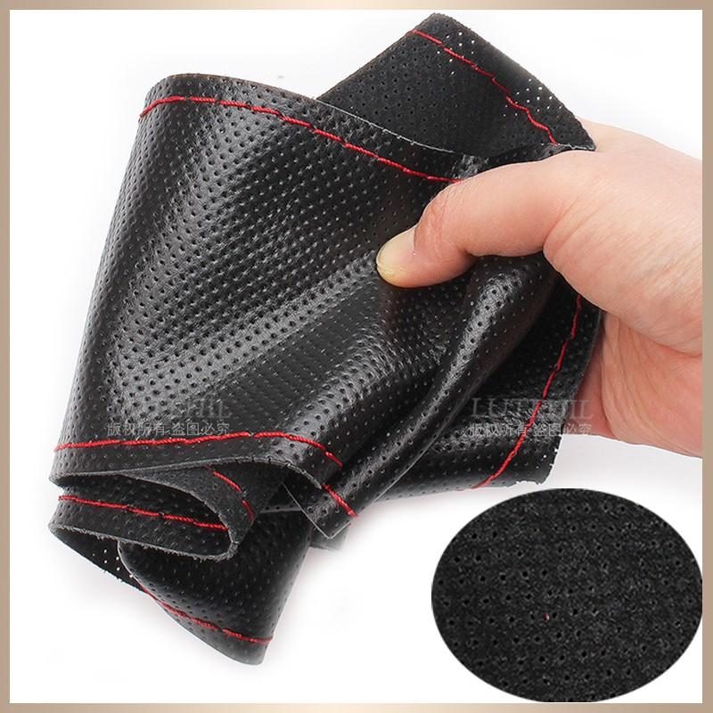 38cm/15inch Non-slip Car Steering Wheel Cover Soft Artificial Leather Braid On the Steering Wheel Cover Car Interior Accessories