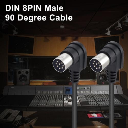 Poyiccot DIN 8-Pin Cable, DIN 8-Pin Male To Male Speaker Audio Cable, DIN 8-Pin Connector, S-Terminal, DIN Connector Compatible with B&O System Instru