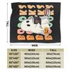 Ghost Reading Blanket Quality Warm Soft 2025 New Halloween Throw Blanket Winter Kid Adult Couch Chair Sofa Bed Fashion Bedspread