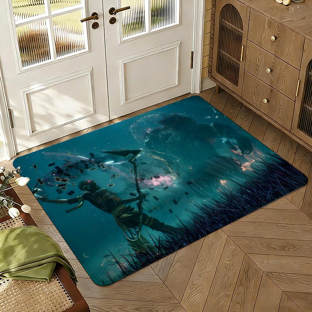 C-Clair O-Obscur E-Expedition 33 Fußmatte Weich Verdickt Rutschfest Schlafzimmer Wohnzimmer Türvorleger Heimdekoration Flanell Teppiche