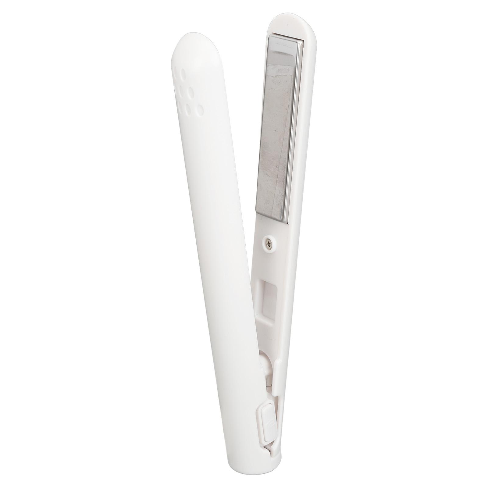 

Выпрямитель для волос Равномерный нагрев Постоянная температура Портативный Выпрямляющий утюжок для волос белый