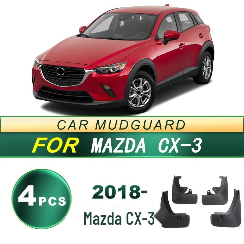 2018 Mazda CX-3 Mudguard Soft Rubber No-Drill Tire Flap Accessories