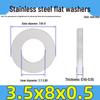 Jinguying Stainless Steel Flat Washer 201/304/316 Standard Size, No Burrs (GB97/DIN125)