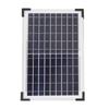 Solar Exhaust Fan Kit 10W Solar Panel Dual Ventilation Fans with 4400mAh Battery and Controller for Greenhouse Shed