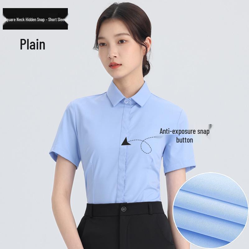 Cămașă Profesională cu Mânecă Lungă Albă pentru Femei - Primăvară/Toamnă Stil Coreean Croială Slim Top Formal