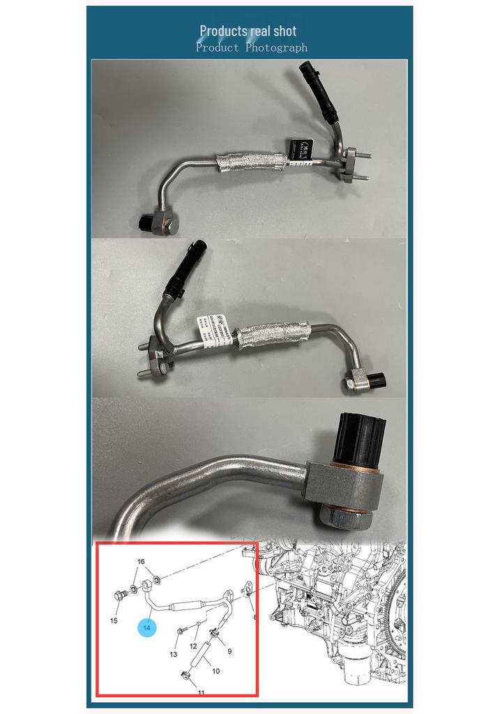 Cadillac XTS/Buick LaCrosse XT5 Turbocharger Coolant Pipe