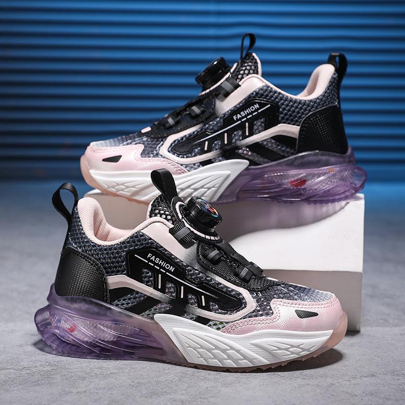 Children's Running Shoes Boys and Girls 2025 Spring and Summer New Mesh Breathable Children's Sports Shoes Boys and Girls Running Shoes