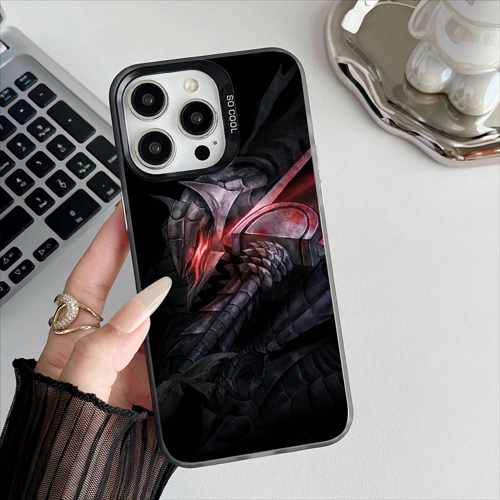 B-Berserk G-Guts Comics Phone Case For Apple 11 12 13 14 15 16Pro Max Plus Protect Plating Phone Cover iPhone15pro