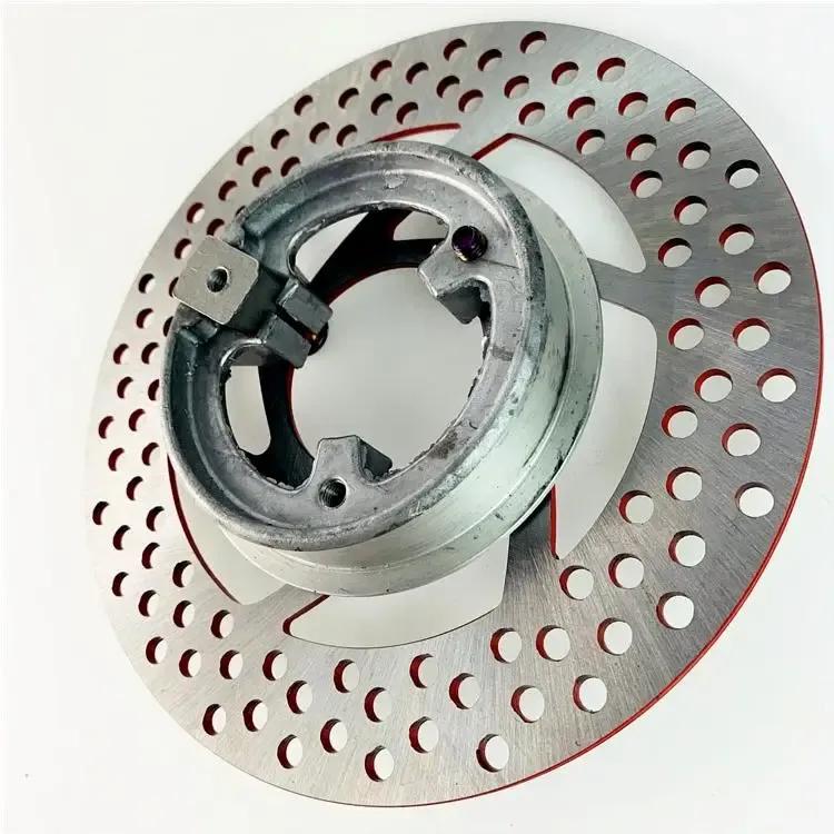 Anello di Serraggio per Conversione Foro 70mm Disco Freno a Tamburo Posteriore 110mm Disco Freno 220mm Scooter Elettrico E-bike Ciclomotore