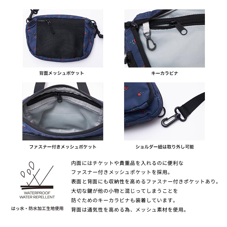 Kiu 300D Front Pocket Mini Shoulder Bag FRONT POCKET MINI SHOULDER BAG Shoulder Bag Pouch Shoulder Bag Mini Bag Mini Pouch Unisex Waist Pouch 2WAY