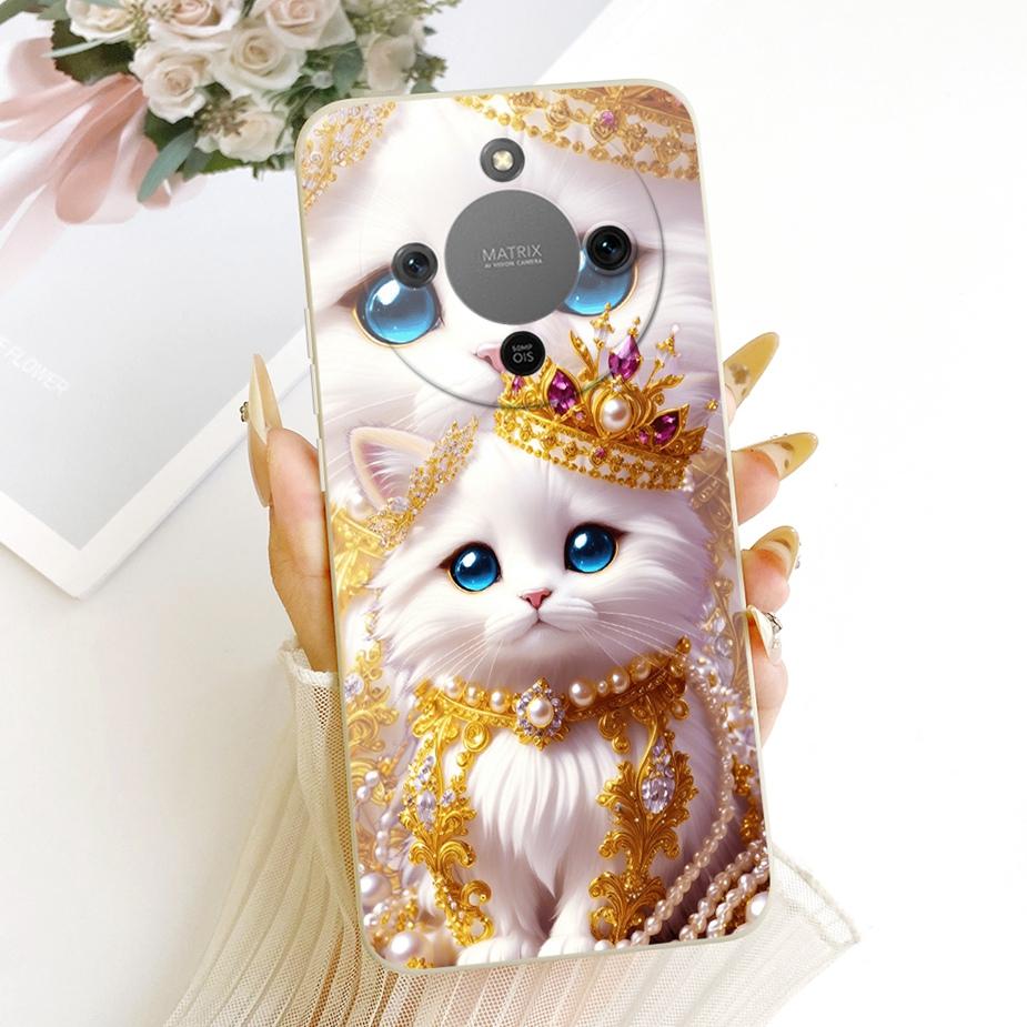For Honor X9d Case Magic8 Lite Cute Fashion Cartoon Cover Soft TPU Phone Case For Honor Magic 8 Lite X 70 HonorX9d HonorX70 Bags