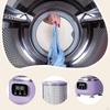 Underwear Washing Machine Automatic Portable for Camping Apartment Purple