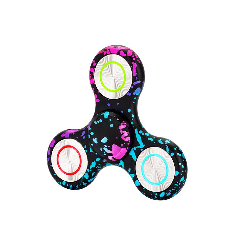 Luminous Metal Alloy Fidget Spinner: Stress Relief Toy for Night Glow