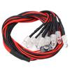 RC Model Car Lights General Purpose Modified LED Lights Accessories with The Third Channel Control Switch