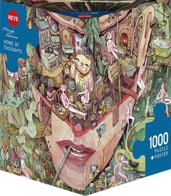 1000-piece HEYE Puzzle Marija Tiurina: Home of Thoughts, 50 X 70 Cm, 2991