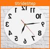 Wall Reverse Anti Clock Modern Backwards Time Run Counter Clockwise Wall Watch