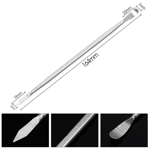 Set of 3 Metal Pry Bars, Spatula Tool, Repair Tool, Double-Headed, Craft Tool, Spatula, Metal Spatula, Crafting Rod, for Disassembly and Replacement o