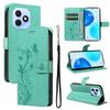 Wallet Case for X8d - Leather/PU, Green, With Lanyard