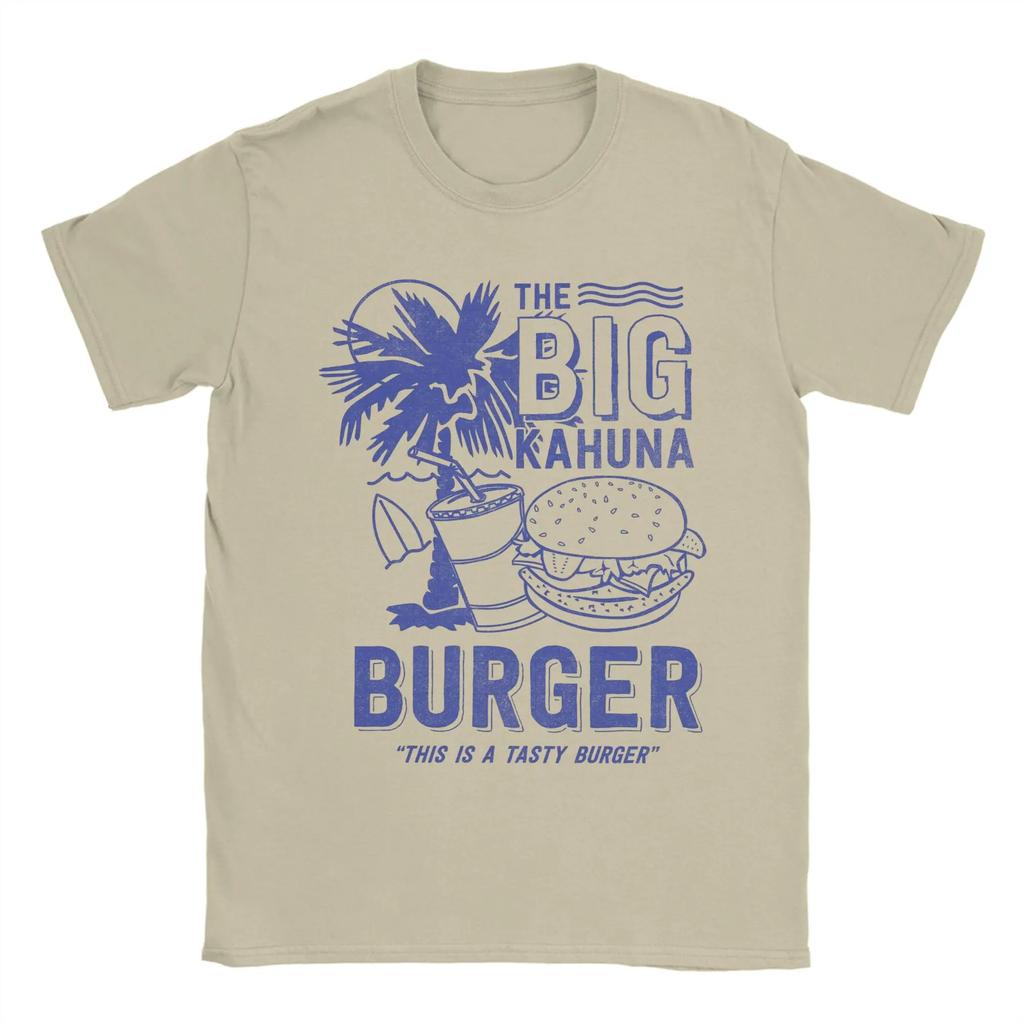Men TShirt The Big Kahuna Burger Pulp Fiction Cool Cotton Tees Quentin Tarantino Women T Shirt Crew Neck Clothing Gift Idea