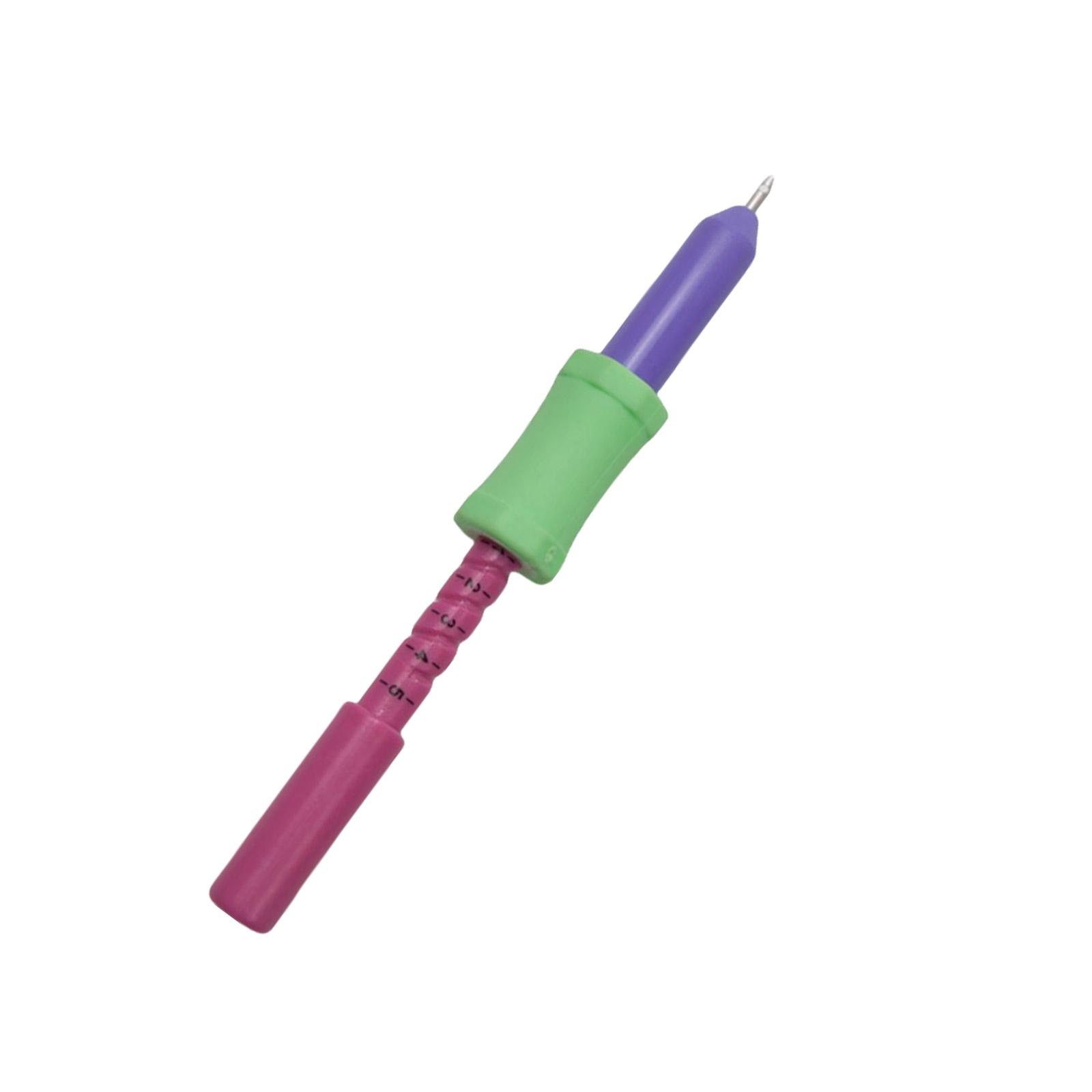 

Набор для вышивки с иглой для прокалывания нити, регулируемая ручка для вышивки, головка иглы 2,2 мм для вышивки и шитья