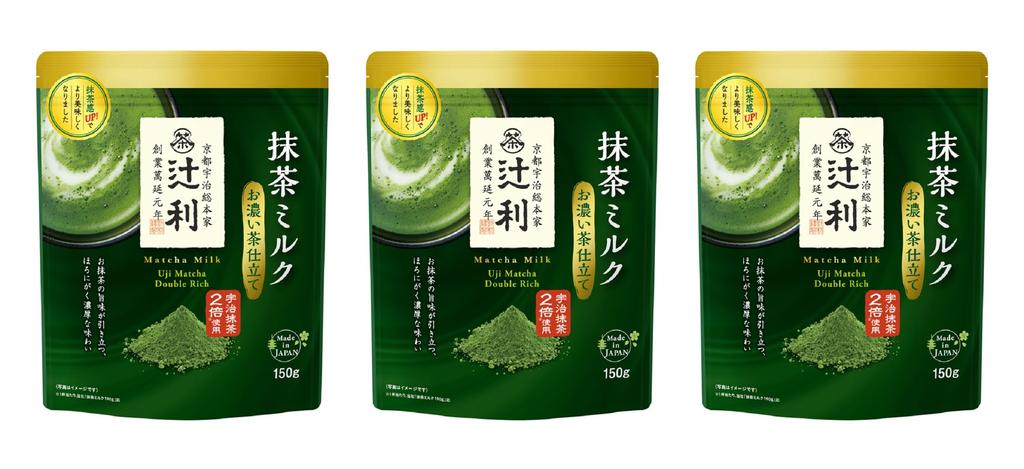 Tsujiri Matcha Strong Tea 150g x 3 packs Milk, Style,