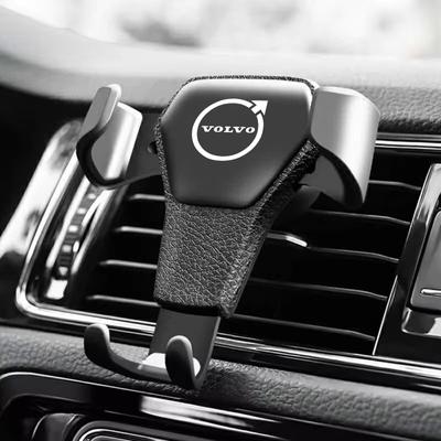 Biltelefonholder Tyngdekraftssensor Automatisk Greb Universel Beslag Til Volvo XC90 V90 V60 XC60 V40 S80 S60 S90 C40 XC40 V70 XC70 C30
