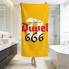 Coole Kunst Bier Mode D-Duvels Handtuch weich Strandtücher Reise schwimmen Pool Badehandtuch Fitnessstudio Spa Heimdekor Geschenk Urlaub
