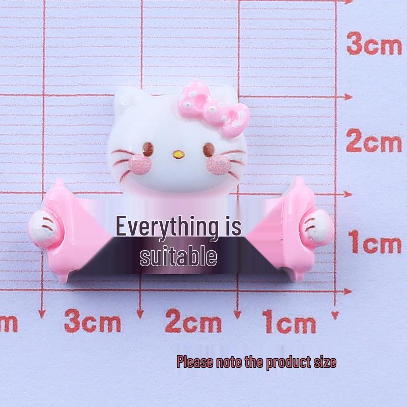 Cute Animal DIY Resin Shoe Charm Letter Board Accessories