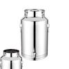 5L/9L/14L Kitchen Sealed Barrel With Faucet Stainless Steel Grease Container With Lid Airtight Milk Bucket Wine Sealed Tank