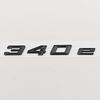 NOWA 3D ABS Chromowana Czarna Naklejka na Samochód Logo 340e Tylna Klapa Naklejki z Logo do BMW 340e G20 G21 Akcesoria do Oznaczeń Tylnych Samochodu