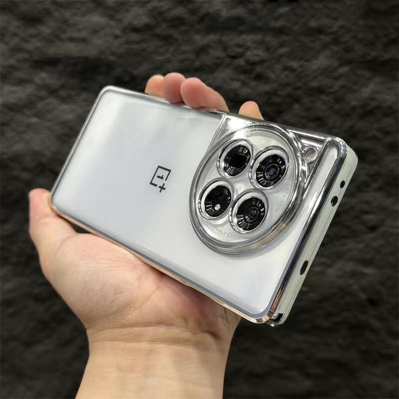 Case For OnePlus 12 12R 11 R ACE 3 ACE2 Pro Luxury TPU Soft Silicone Transparent Cover For OnePlus12 One Plus 11 Stylish Bumper