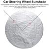 Universal Aluminiumfolie Auto Lenkradabdeckung Wärmeisolierung Sonnenschutz Aluminiumfolie Hitzeschild