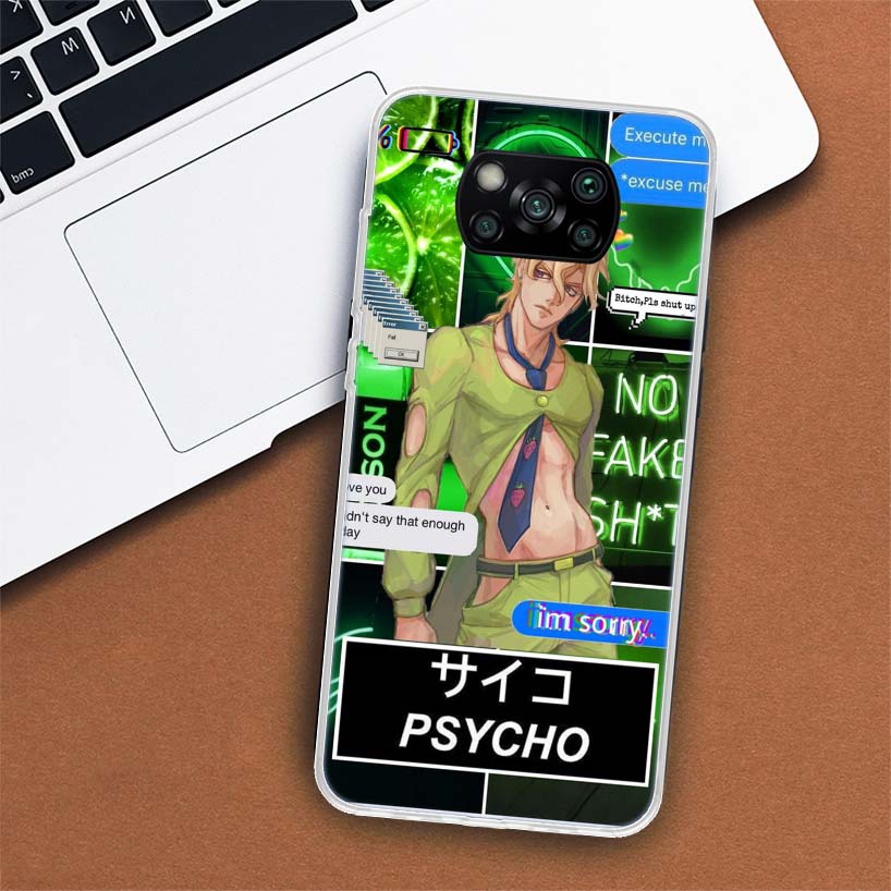 Jojos Bizarre Adventure Art Telefon Fall Für Xiaomi Mi 11 Lite 11i 12X 12 9 8 11T 10T 9T Pro 10 5X 6X Ultra 5G Abdeckung Coque Capa