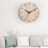 Decorative Clock Creative Nordic Simplicity No Drilling Solid Wooden Walls Clocks Home Livings Rooms Wall Clock Living Room Bedroom Decoration Layout