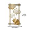 Iron Art Plant Leaf Wall Decor TV Background Wall Entrance Decoration