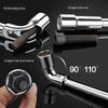 6pcs L-Shaped Perforated Socket Wrench Set for Car Repair Hexagonal Socket Mechanic's Hand Tools with Iron Alloy Body