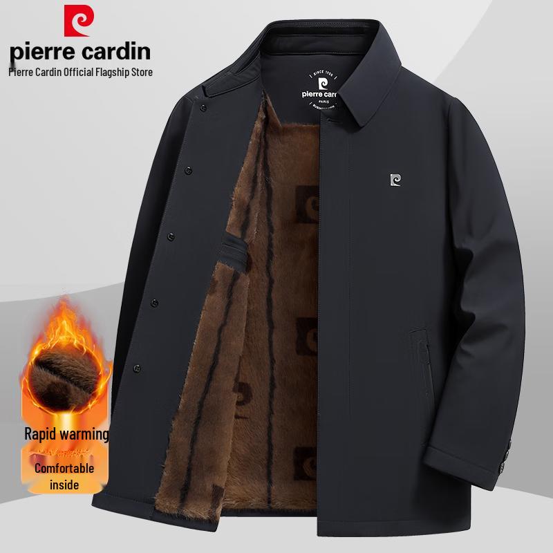Pierre Cardin Men's Golden Mink Lined Winter Jacket