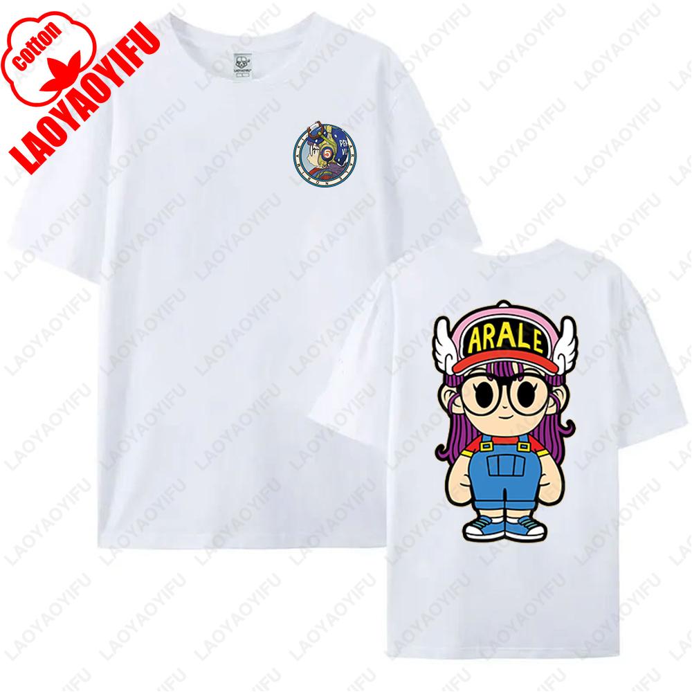 Cartoon Anime Little Girl Arale Graphic Tshirt Japanese Manga Printing Unisex Streetwear Kawaii Retro Trend Cool T Shirts Gifts