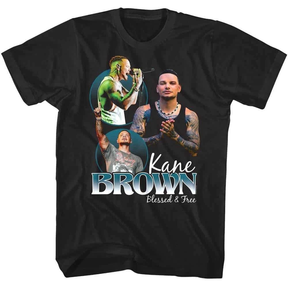 Kane Brown Blessed & Free Men s T Shirt L