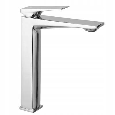Silver Standing Washbasin Tap for a Tall Prime Chrome Washbasin
