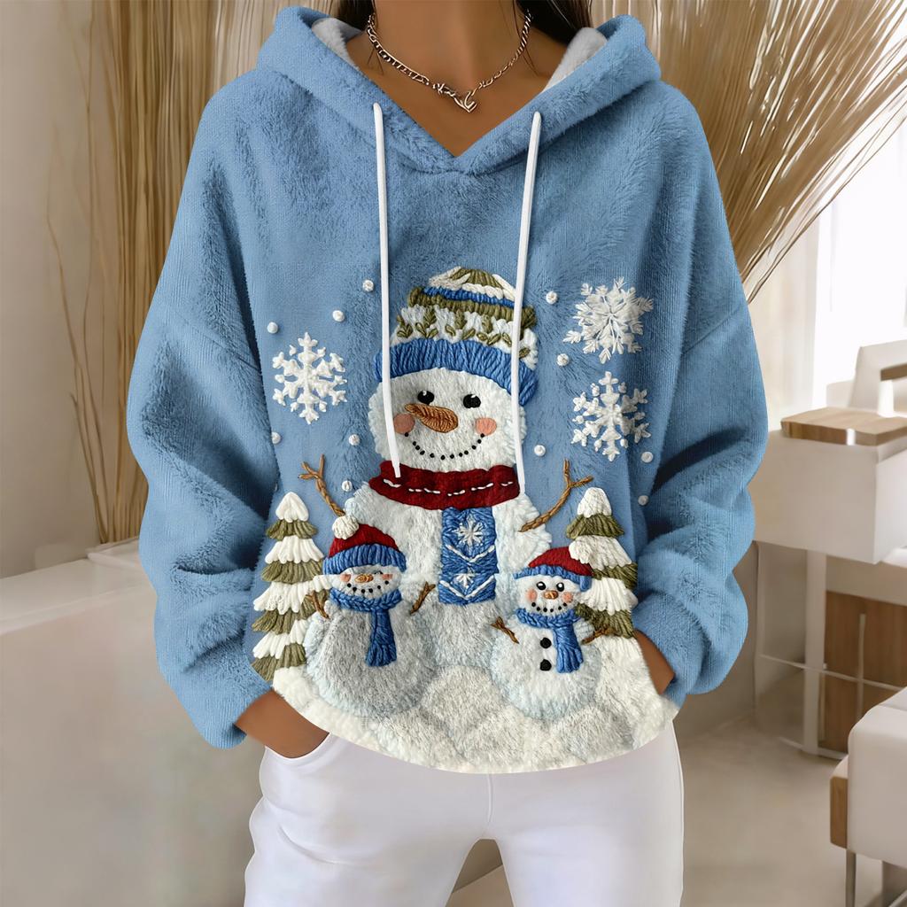 Hoodies For Women Oversized Winter Plush Cute Sweatshirts Pullover Trendy Fall Winter Clothes