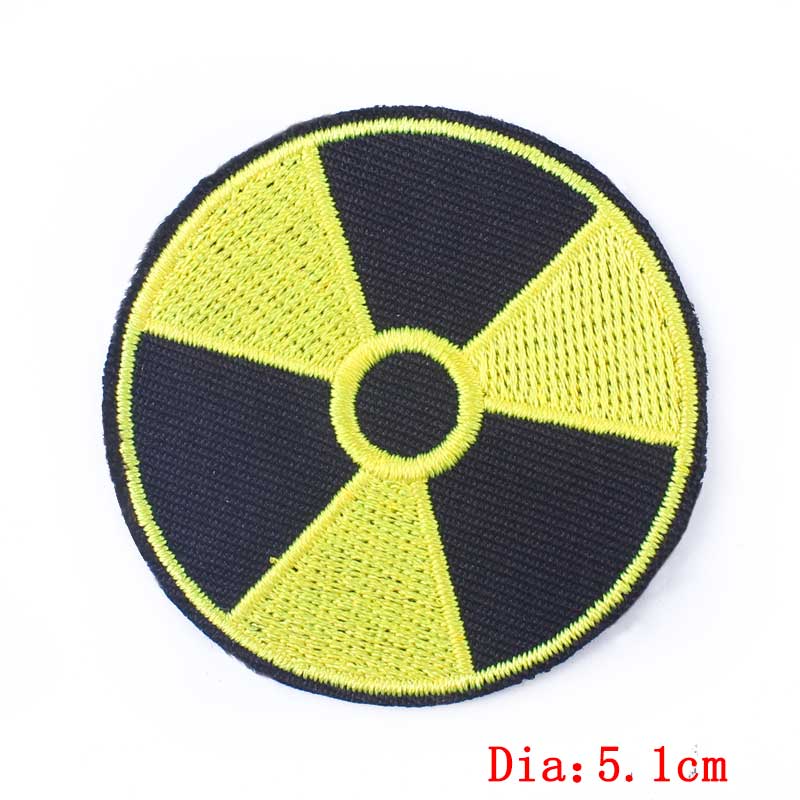 Personality Skull Embroidered DIY Punk/Rock Patch Iron On Patches For Clothing thermoadhesive Patches For Clothes Badge Decor