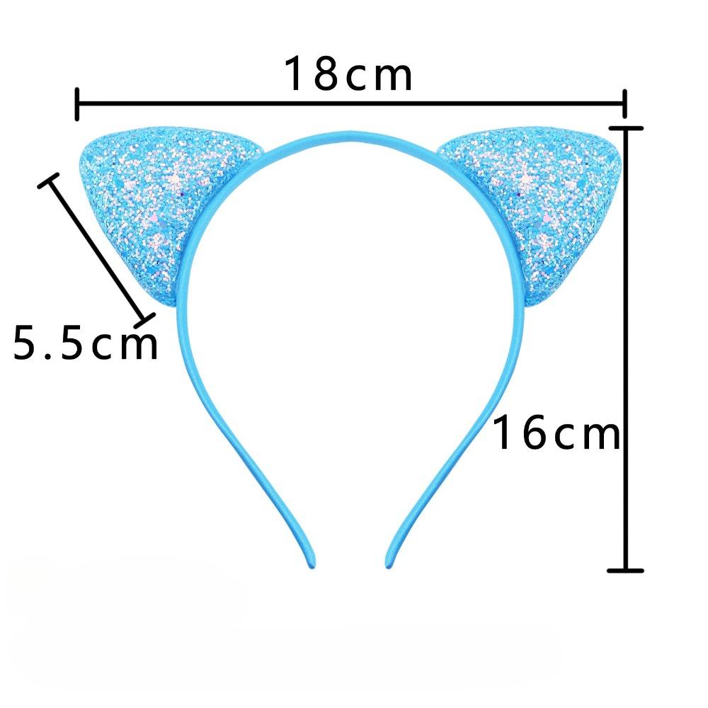 Girls Cute Shining Glitter Cute Cat Ears Hairbands Sweet Ornament Headband Princess Gift Headwear Kids Fashion Hair Accessories