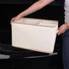 Trunk Box Multi Compartment Car Organizer Space-Saving Foldable Leather Bin No Lid Holder For Van Truck Driver Groceries Road